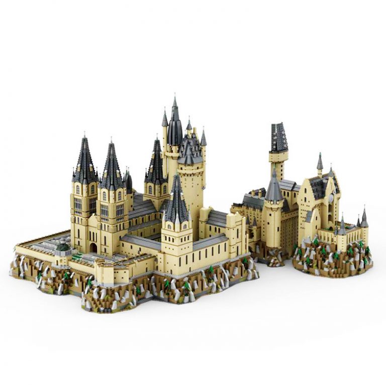 Moc Hogwart S Castle Epic Extension By Playwell Bricks Lepin