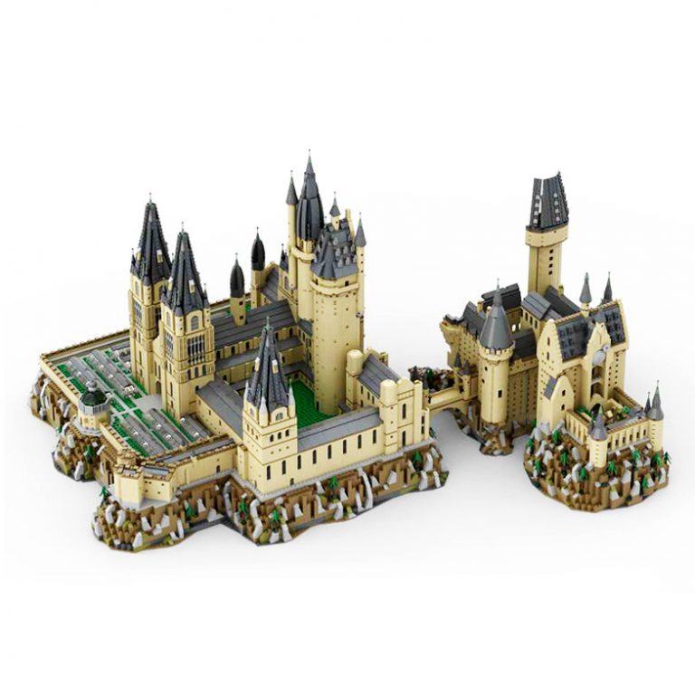 Moc Hogwart S Castle Epic Extension By Playwell Bricks Lepin