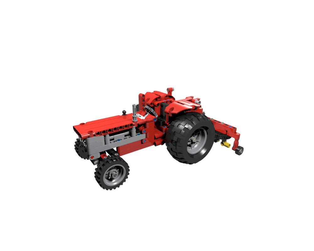 TECHNIC MOC 7304 851-1 Red Tractor 40 Years Anniversary Edition by Jb70 MOCBRICKLAND