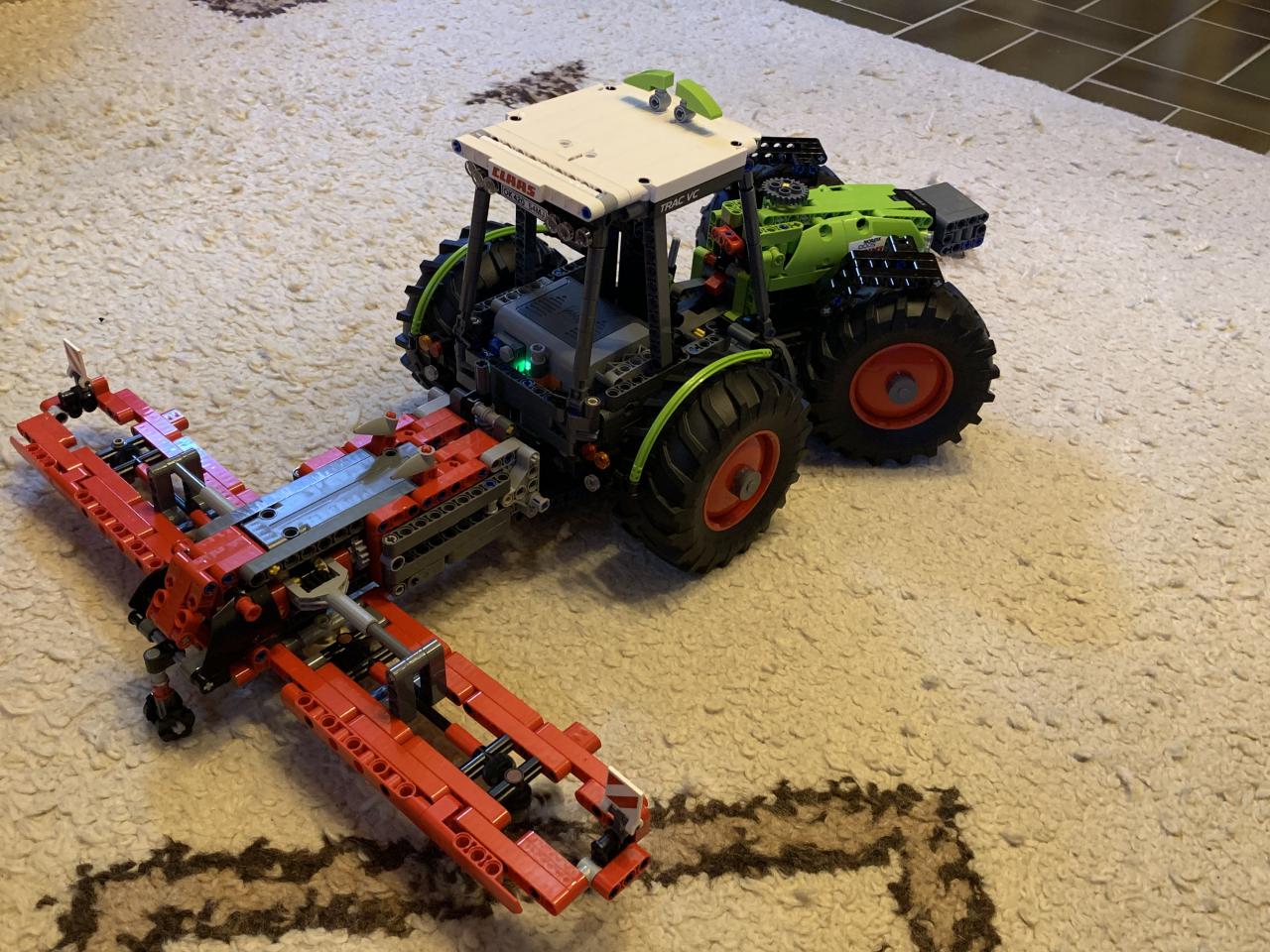 TECHNIC MOC-13581 2-Stage Tractor | 42054 C Model by BrickbyBrickTechnic MOCBRICKLAND