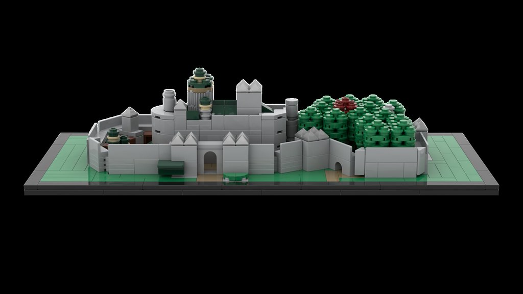 SY SY6187 Minecraft Tree HouseMOVIE SERIES MOC-23049 Winterfell Architecture by MOMAtteo79 MOCBRICKLAND