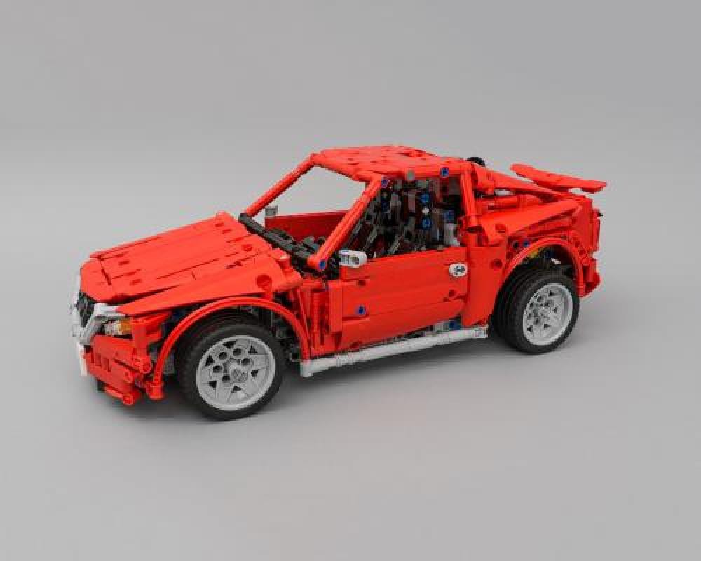 MOC 4682 Mazda Race Car With 1391 pcs