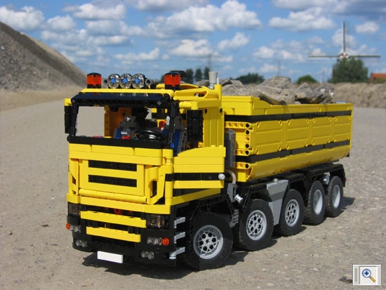 MOC 0203 Dump Truck 10x4 Designed By Designer-Han
