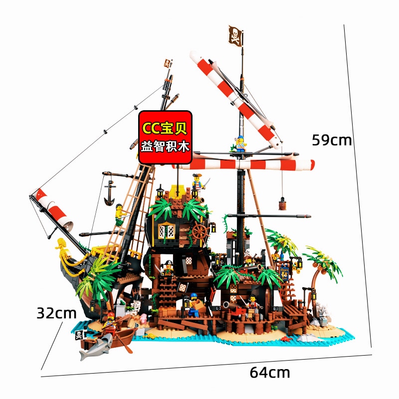 ZEBRA 698998 Pirates of Barracuda Bay Compatible With LE..G0 21322