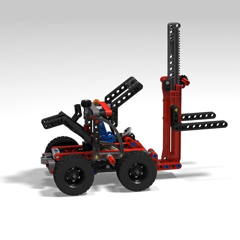 TECHNIC MOC 10983 Forklift Compatible with LE..G0 42061 By Nequmodiva MOCBRICKLAND