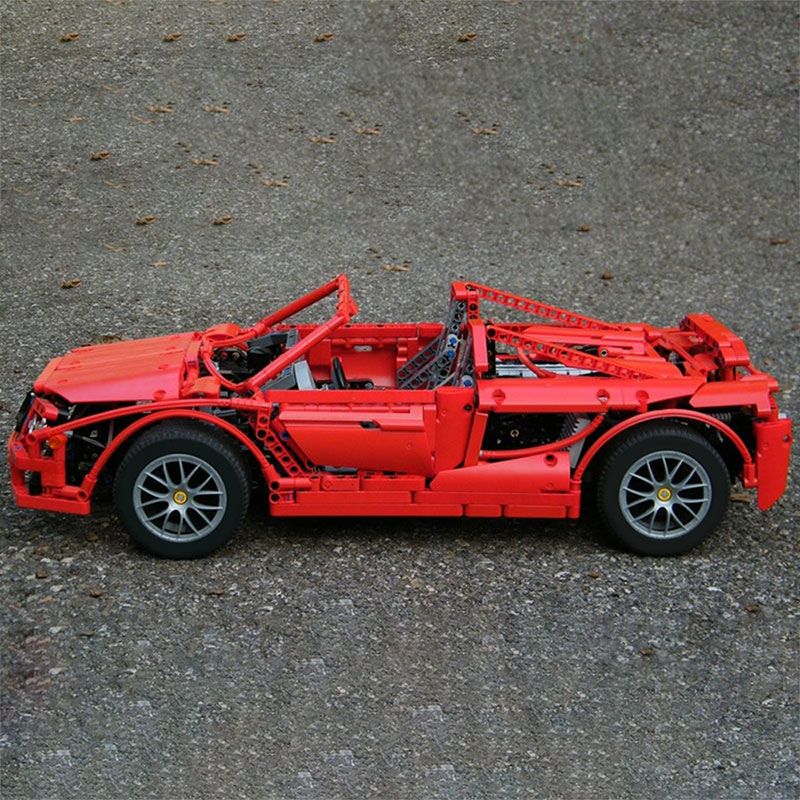 TECHNIC MOC 0007 Supercar Roadster by Nico71 MOCBRICKLAND