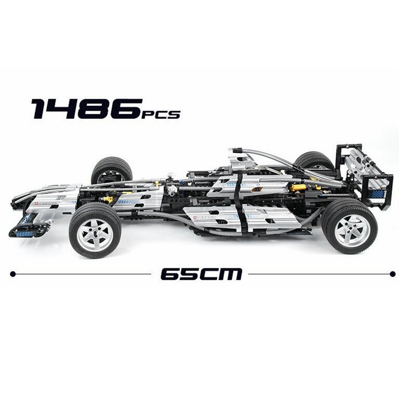 YILE 303 Racing Car Silver Champion Compatible LE..G0 8458