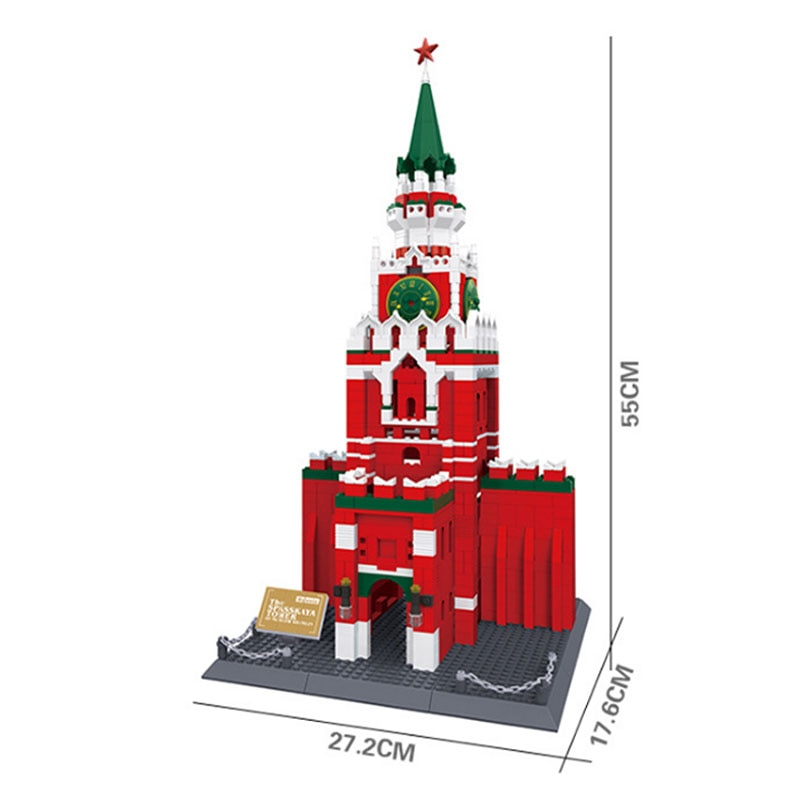 WANGE 8017 The Spasskaya Tower of Moscow Kremlin