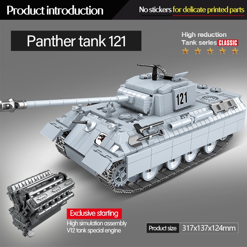 QUANGUAN 100064 Panther Tank 121