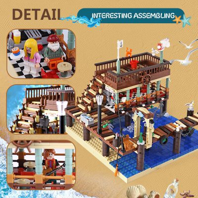 Lepining 16050 New MOC Street Building Toys Compatible Wi4