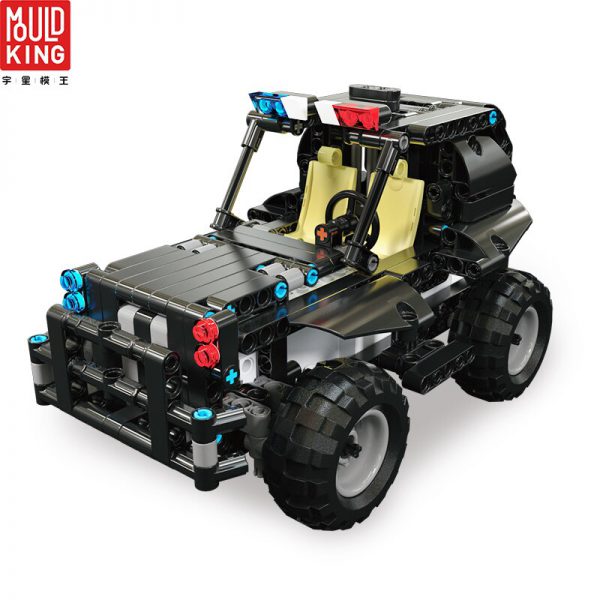 MOULD KING 13005 City SWAT Team Police RC Car Truck Remote Control Building Blocks Technic Car