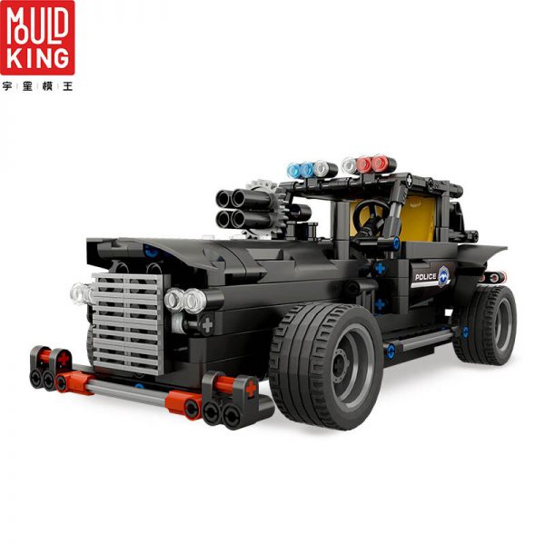 MOULD KING 13007 City SWAT Team Police RC Car Remote Control Truck Building Blocks Technic Car