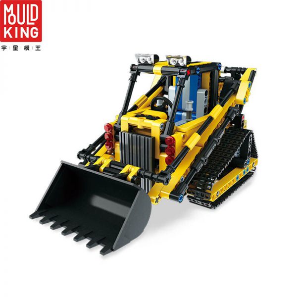 MOULD KING 13014 Engineering Crane Bulldozer RC Truck Car Building Blocks Crawler Technic Truck RC Toys