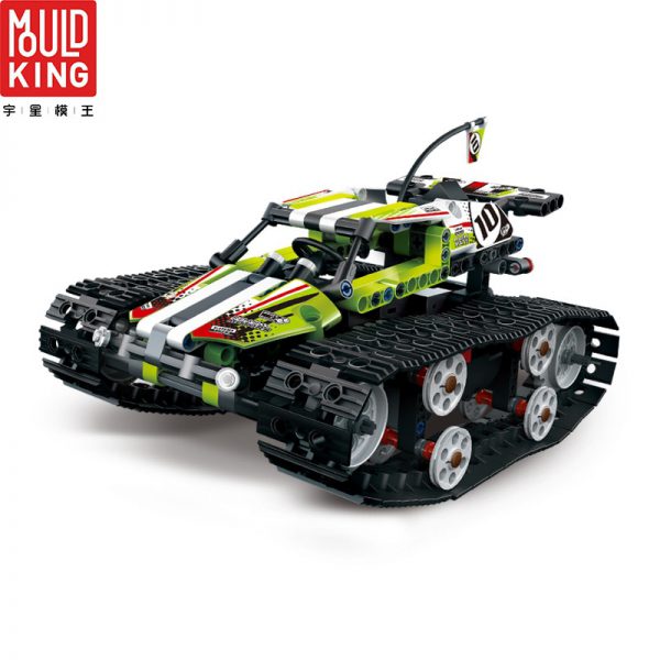MOULD KING 13023 RC Car APP Remote Control Crawler Racing Car Tracked Racer Building Blocks City