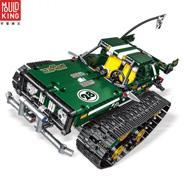 MOULD KING 13026 Crawler Car RC Tracked Racer Remote Control Building Blocks Technic Car 20011 Toys