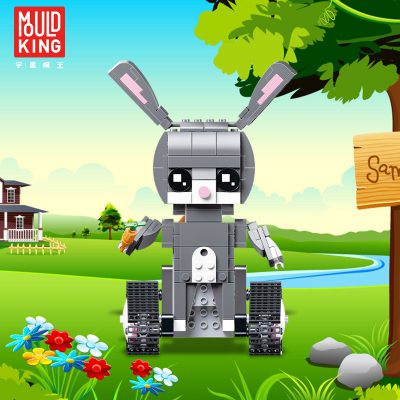 MOULD KING 13045 Rabbit RC Action Anime Figure Robot Remote Control Crawler Building Blocks Technic RC 1