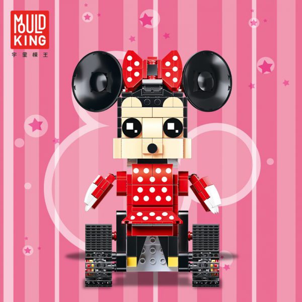 Remote Control Mickey Minnie Mouse Crawler RC Anime Action Figures Ideas Building Blocks Technic Toys Children 3