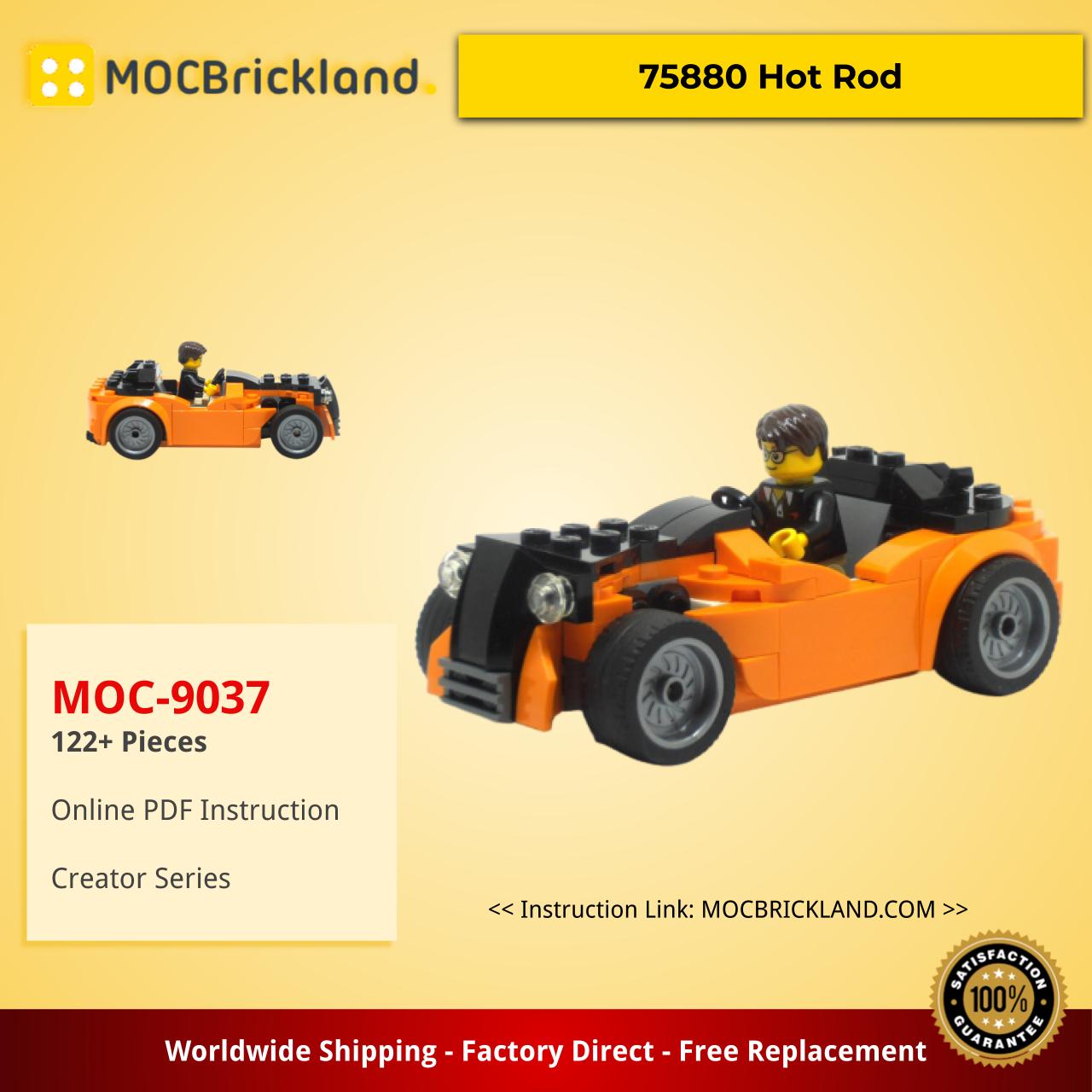 Creator MOC-9037 75880 Hot Rod by PeterSzabo MOCBRICKLAND
