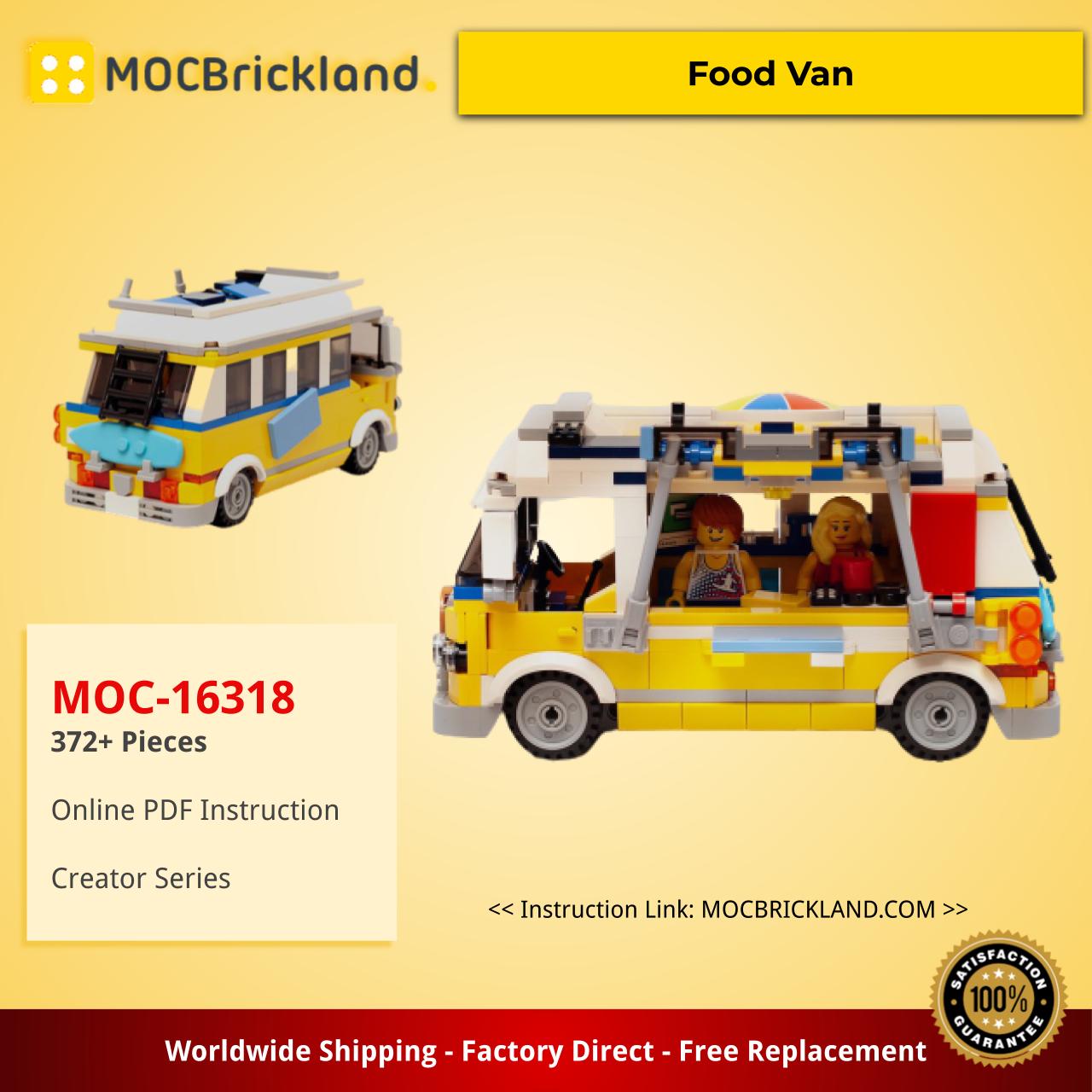 Creator MOC-16318 Surfer's Food Van by timeremembered MOCBRICKLAND