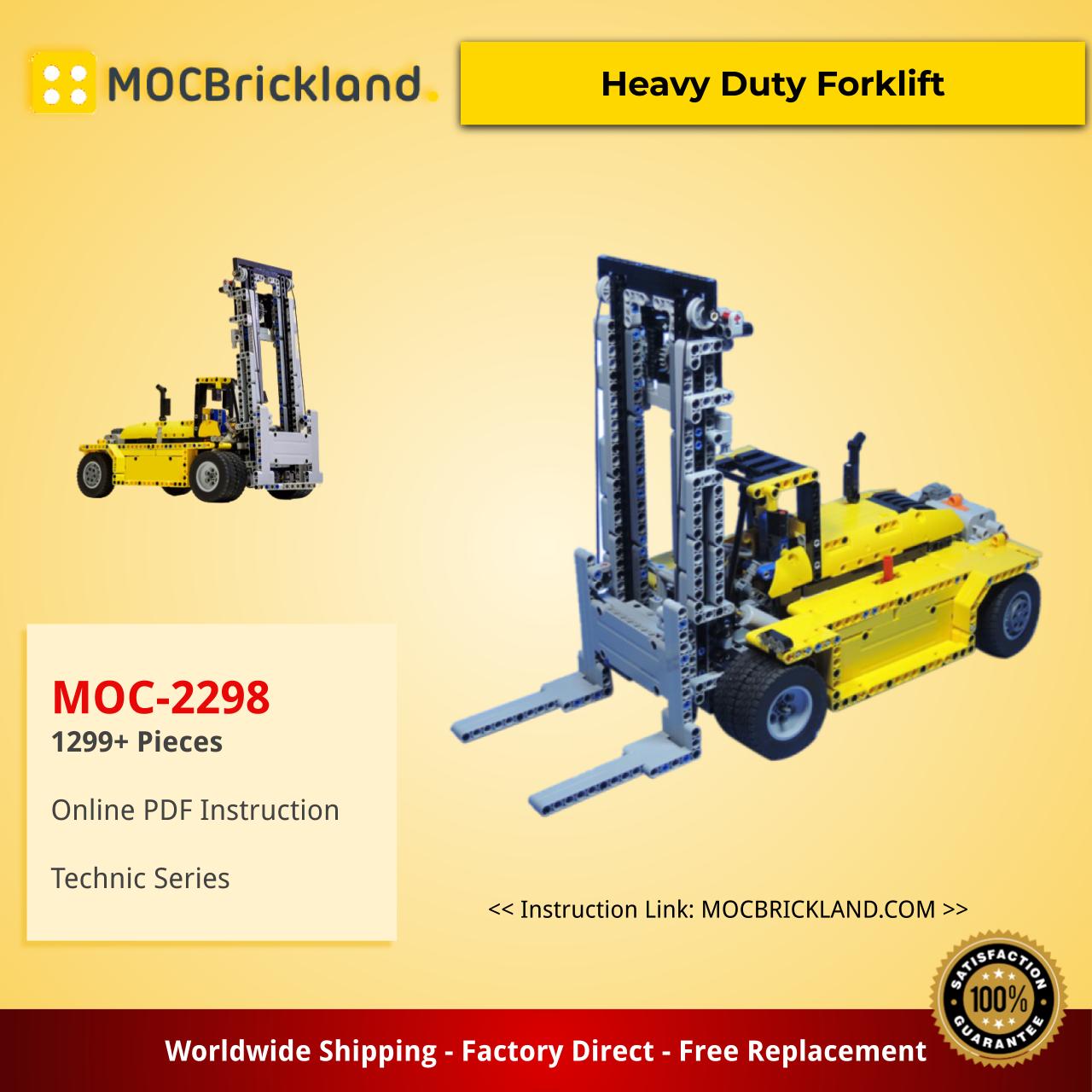 Technic MOC-2298 42009 Alternate: Heavy Duty Forklift by Dalafik MOCBRICKLAND