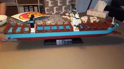Review Lepin 22002 Maersk Container Ship Triple E Class