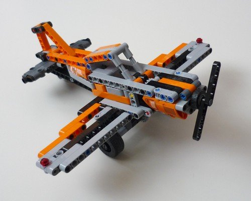 MILITARY MOC 9557 42060: Plane by Tomik MOCBRICKLAND