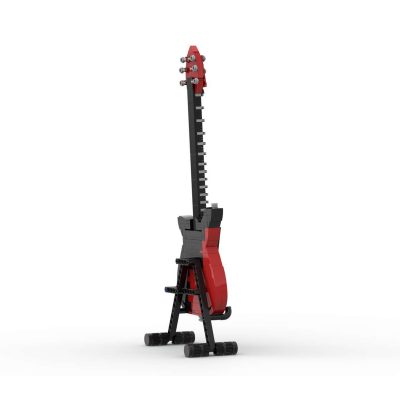 CREATOR MOC 62847 Guitar Red Special and Display Stand MOCBRICKLAND 4