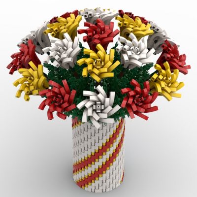 CREATOR MOC 88521 Colorful Roses by Ben Stephenson MOCBRICKLAND 2