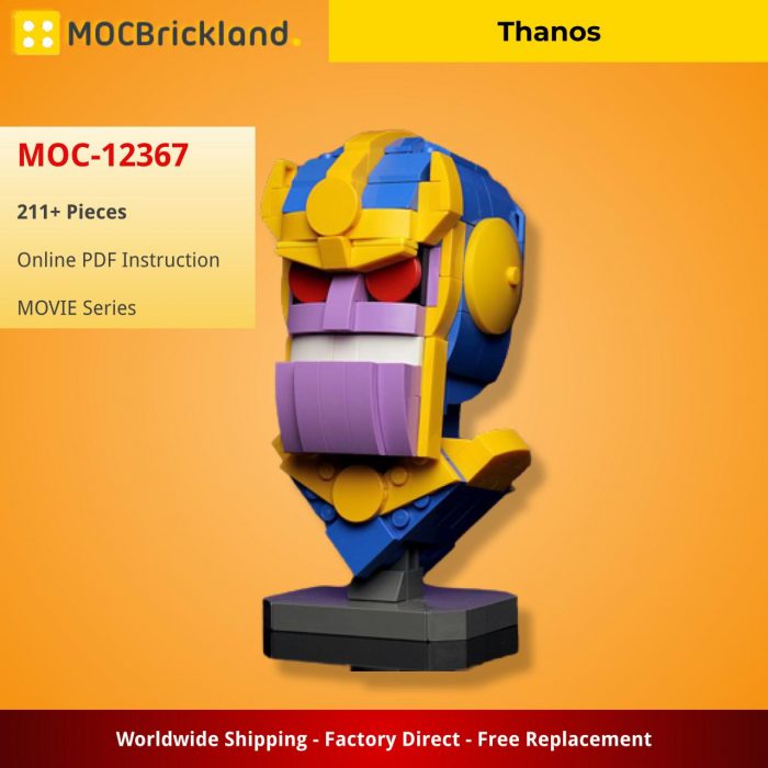 SUPER HEROES MOC-12367 Thanos by buildbetterbricks MOCBRICKLAND