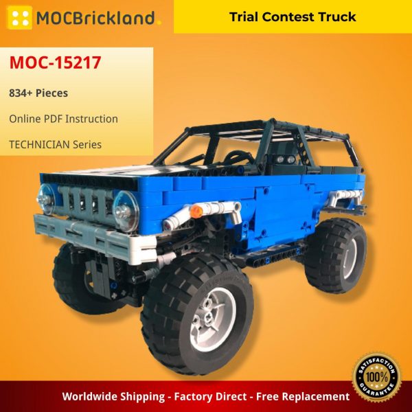 MOCBRICKLAND MOC 15217 Trial Contest Truck 2
