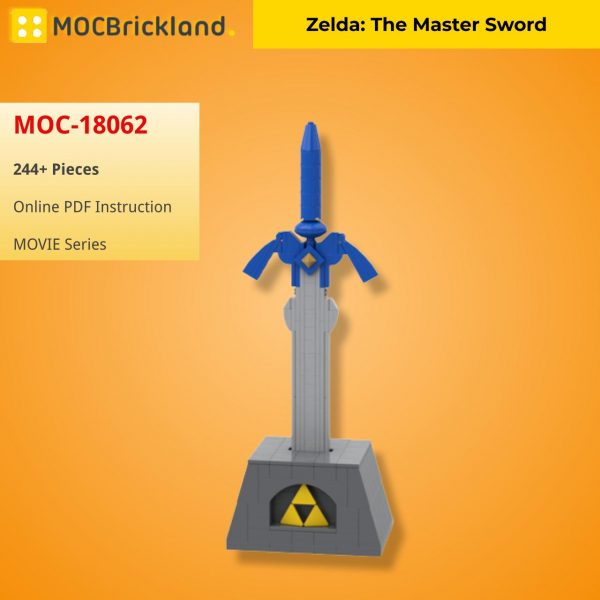 MOCBRICKLAND MOC 18062 Zelda The Master Sword by SkywardBrick 2