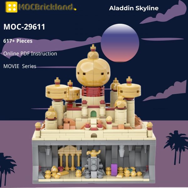 MOCBRICKLAND MOC 29611 Aladdin Skyline 2