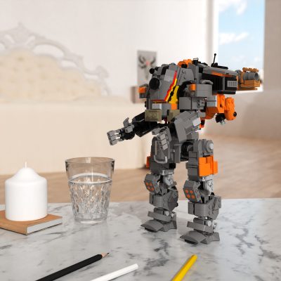 MOCBRICKLAND MOC 39614 Titanfall 2 Kanes Scorch Titan 5