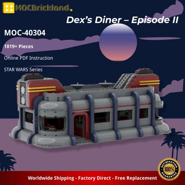 MOCBRICKLAND MOC 40304 Dexs Diner – Episode II
