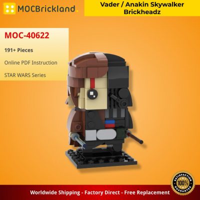 MOCBRICKLAND MOC 40622 Vader Anakin Skywalker Brickheadz 2