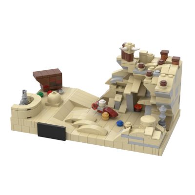 MOCBRICKLAND MOC 43615 Micro Tatooine A New Hope 20th Anniversary Style 1