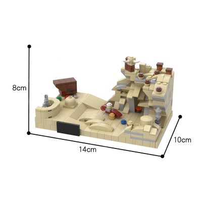 MOCBRICKLAND MOC 43615 Micro Tatooine A New Hope 20th Anniversary Style 3
