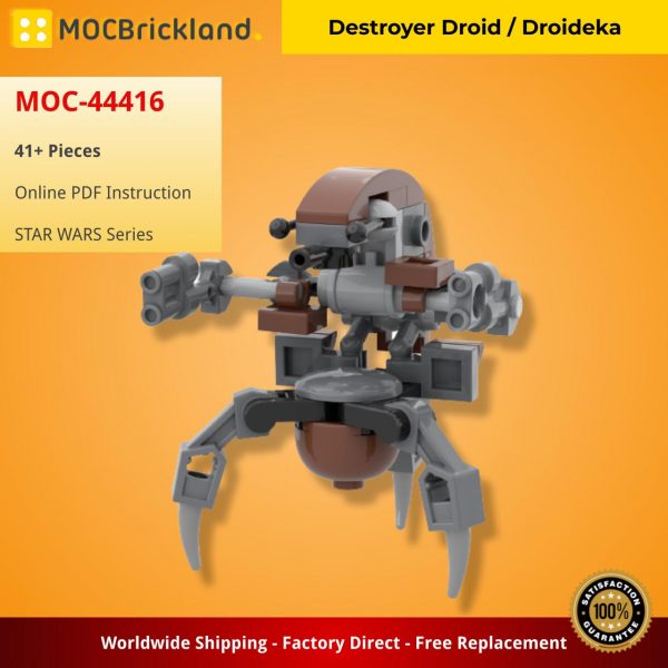 MOCBRICKLAND MOC 44416 Destroyer Droid Droideka 2