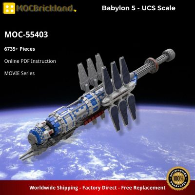 MOCBRICKLAND MOC 55403 Babylon 5 – UCS Scale 2