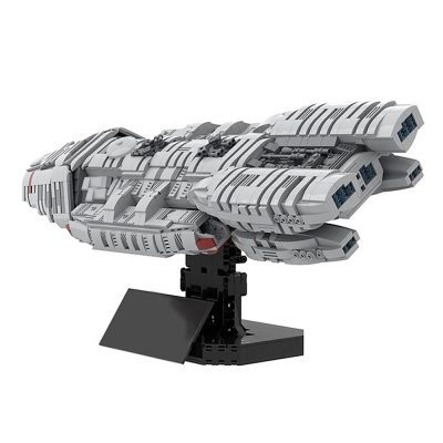 MOCBRICKLAND MOC 57856 Battlestar Galactica – UCS Scale 4