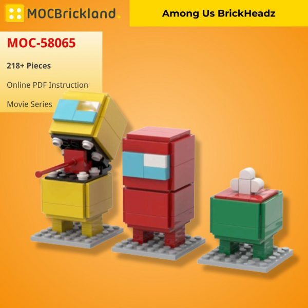 MOCBRICKLAND MOC 58065 Among Us BrickHeadz 2