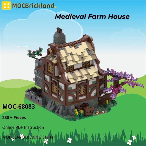 MOCBRICKLAND MOC 68083 Medieval Farm House 1