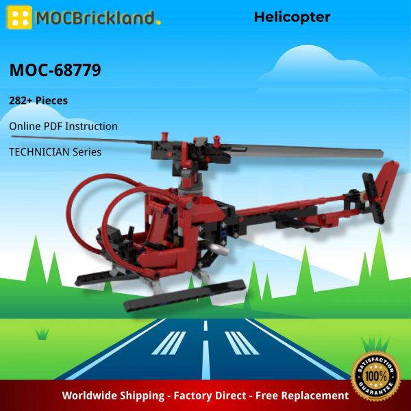 MOCBRICKLAND MOC 68779 Helicopter 2