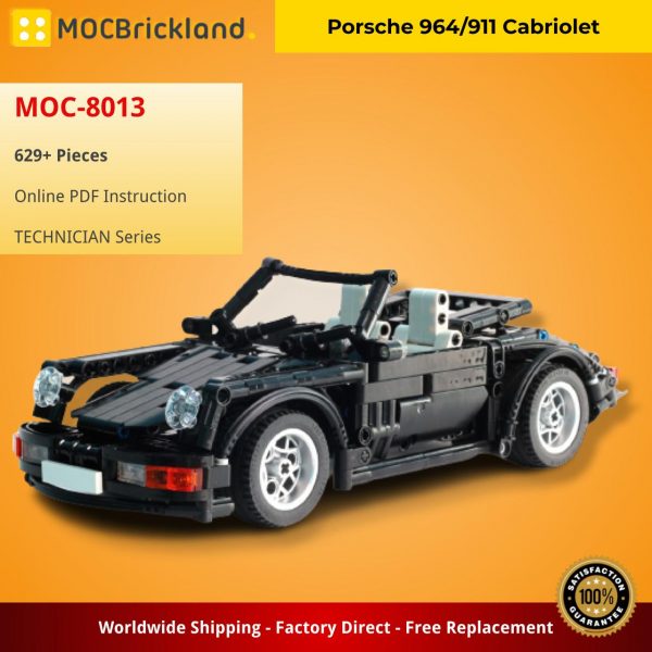 MOCBRICKLAND MOC 8013 Porsche 964911 Cabriolet 7