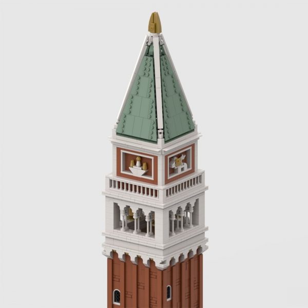 MOCBRICKLAND MOC 88904 Venice Campanile and Surrounding Area 3