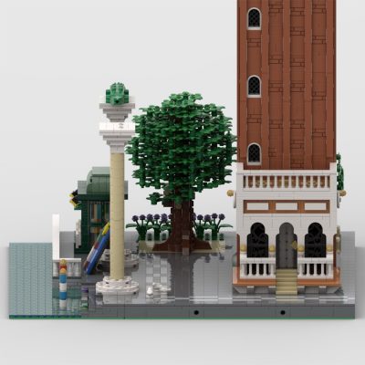 MOCBRICKLAND MOC 88904 Venice Campanile and Surrounding Area 4