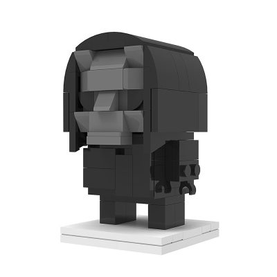 MOCBRICKLAND MOC 89830 Mysterious Man In Black Mask – Squid Game 5