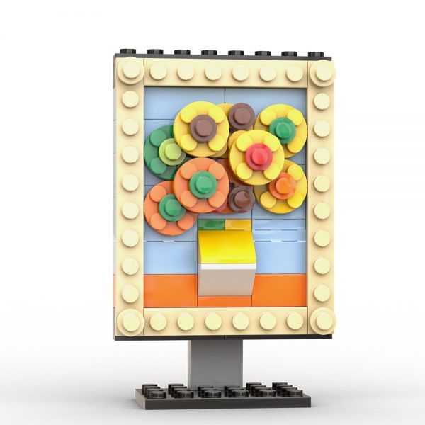 MOCBRICKLAND MOC 89836 Famous Painting Sunflower 1