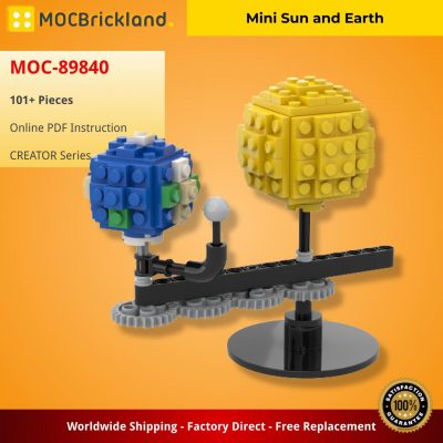 MOCBRICKLAND MOC 89840 Mini Sun and Earth 2