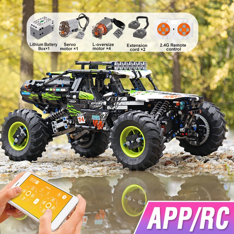 MOULD KING 18002 4WD RC Buggy Terrain Off Road Climbing Truck 5